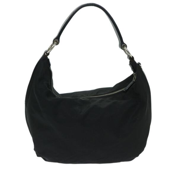 PRADA Shoulder Bag Nylon Black - Picture 3 of 12